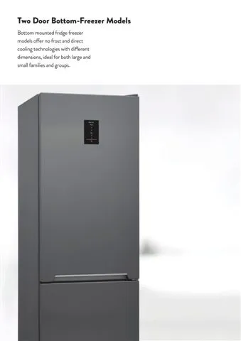 No-Frost Double Door Export Refrigerator (Tropical Climate) Model 189 — Major Appliances, Refrigeration & Consumer Electronics | COIDET & ATC