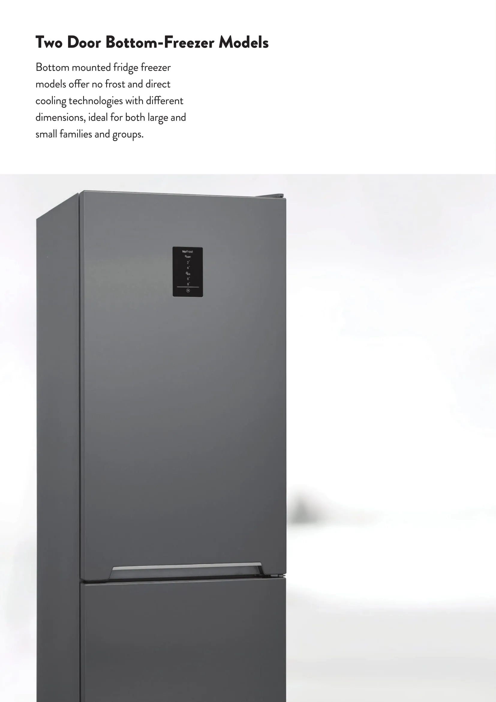 No-Frost Double Door Export Refrigerator (Tropical Climate) Model 100 — Major Appliances, Refrigeration & Consumer Electronics | COIDET & ATC