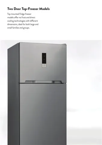 No-Frost Double Door Export Refrigerator (Tropical Climate) Model 128 — Major Appliances, Refrigeration & Consumer Electronics | COIDET & ATC
