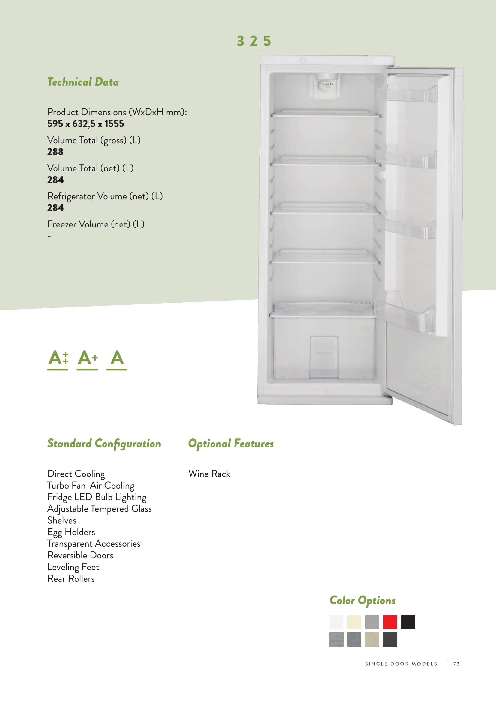 No-Frost Double Door Export Refrigerator (Tropical Climate) Model 160 — Major Appliances, Refrigeration & Consumer Electronics | COIDET & ATC