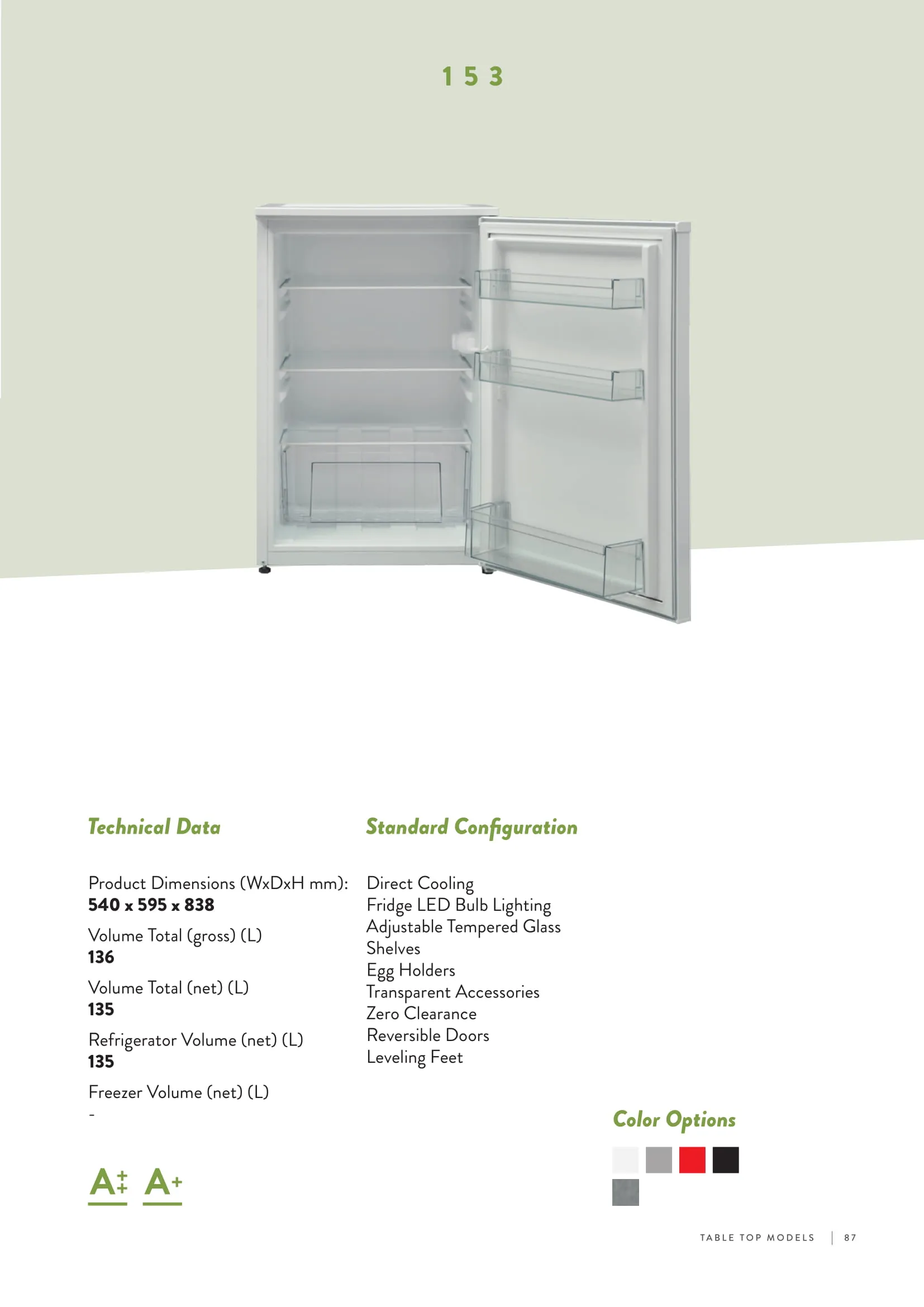 No-Frost Double Door Export Refrigerator (Tropical Climate) Model 8 — Major Appliances, Refrigeration & Consumer Electronics | COIDET & ATC