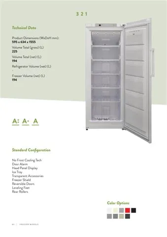 No-Frost Double Door Export Refrigerator (Tropical Climate) Model 102 — Major Appliances, Refrigeration & Consumer Electronics | COIDET & ATC