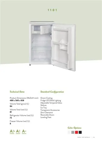 No-Frost Double Door Export Refrigerator (Tropical Climate) Model 117 — Major Appliances, Refrigeration & Consumer Electronics | COIDET & ATC
