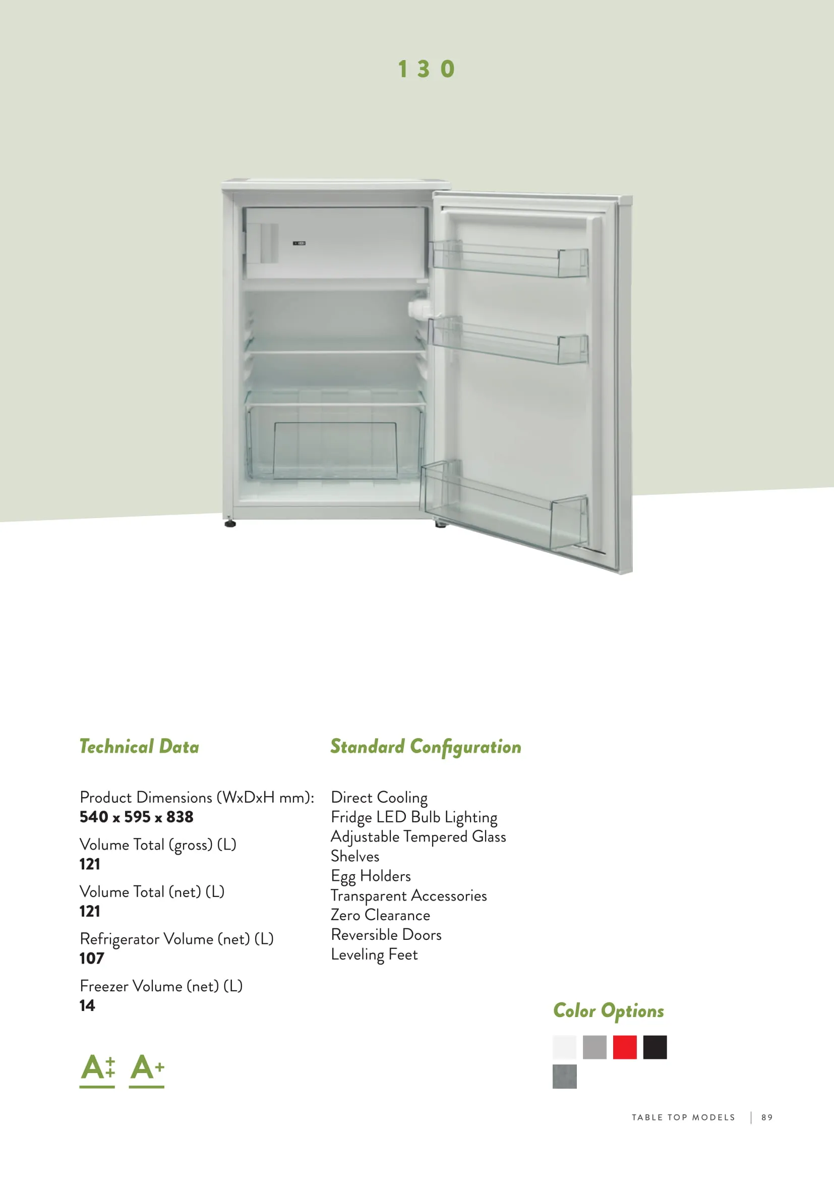 No-Frost Double Door Export Refrigerator (Tropical Climate) Model 150 — Major Appliances, Refrigeration & Consumer Electronics | COIDET & ATC