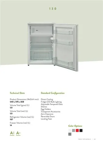 No-Frost Double Door Export Refrigerator (Tropical Climate) Model 64 — Major Appliances, Refrigeration & Consumer Electronics | COIDET & ATC