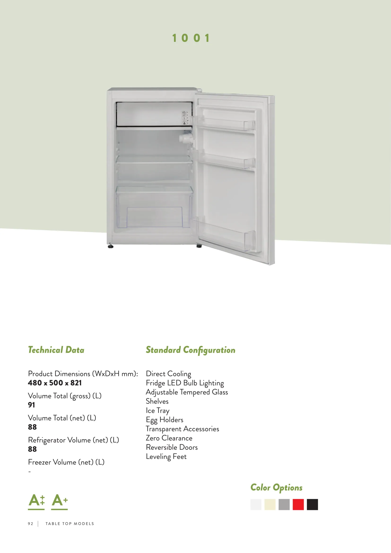 No-Frost Double Door Export Refrigerator (Tropical Climate) Model 131 — Major Appliances, Refrigeration & Consumer Electronics | COIDET & ATC