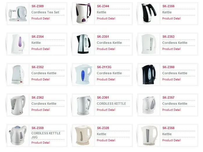 Small Home Appliances & Food Processor Export Series Model 1 — Kitchenware, Glassware & Household Plastics | COIDET & ATC