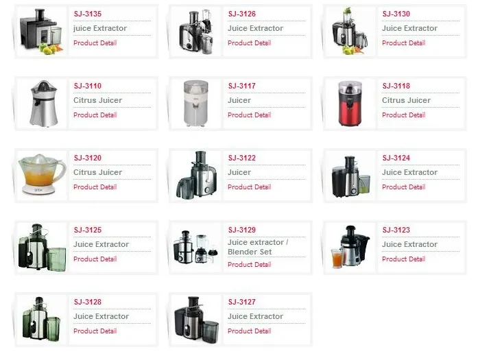 Small Home Appliances & Food Processor Export Series Model 17 — Kitchenware, Glassware & Household Plastics | COIDET & ATC