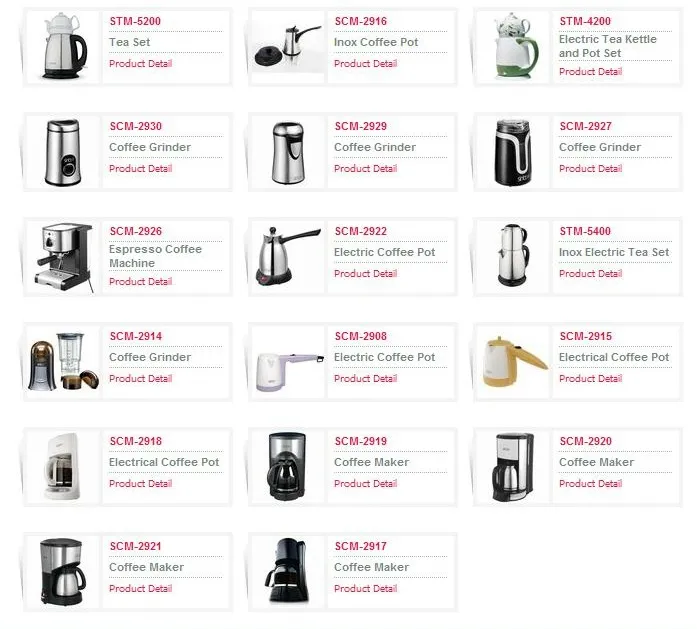 Small Home Appliances & Food Processor Export Series Model 16 — Kitchenware, Glassware & Household Plastics | COIDET & ATC