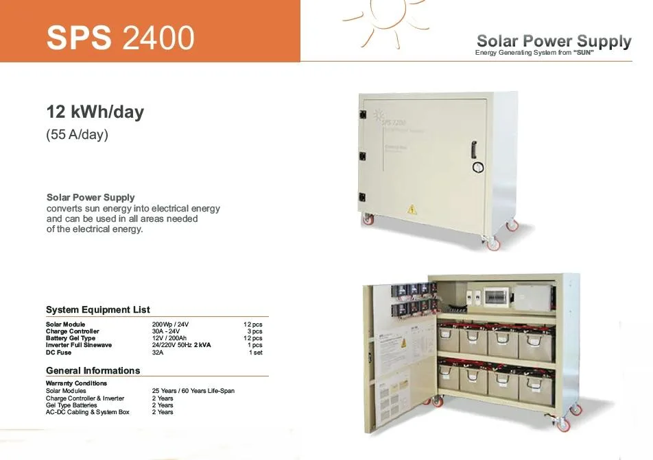 SPS-2400 Standalone Solar Power Generator & Lighting Kit Model 3 — Solar Energy Systems, SPS Power Packs & Lighting | COIDET & ATC