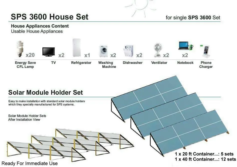 SPS-3600 Standalone Solar Power Generator & Lighting Kit Model 8 — Solar Energy Systems, SPS Power Packs & Lighting | COIDET & ATC