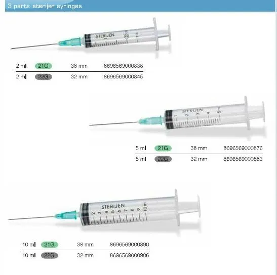 Sterile Disposable Medical Syringe & Needle Model 12 — Hospital Equipment, Clinical Furniture & Medical Supplies | COIDET & ATC