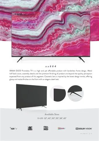 Ultra HD 4K Smart LED TV — Android TV Export Model 215 — Major Appliances, Refrigeration & Consumer Electronics | COIDET & ATC