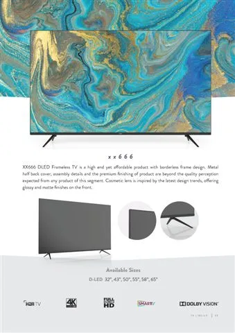 Ultra HD 4K Smart LED TV — Android TV Export Model 221 — Major Appliances, Refrigeration & Consumer Electronics | COIDET & ATC