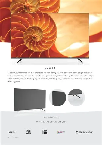 Ultra HD 4K Smart LED TV — Android TV Export Model 186 — Major Appliances, Refrigeration & Consumer Electronics | COIDET & ATC