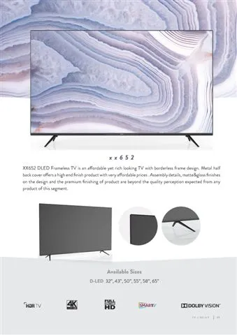 Ultra HD 4K Smart LED TV — Android TV Export Model 52 — Major Appliances, Refrigeration & Consumer Electronics | COIDET & ATC