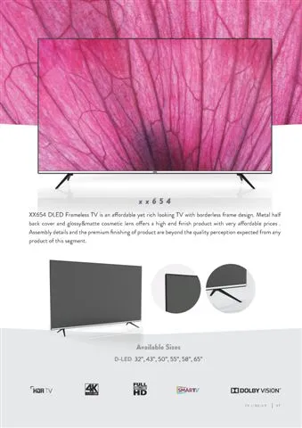 Ultra HD 4K Smart LED TV — Android TV Export Model 75 — Major Appliances, Refrigeration & Consumer Electronics | COIDET & ATC