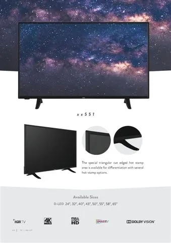 Ultra HD 4K Smart LED TV — Android TV Export Model 169 — Major Appliances, Refrigeration & Consumer Electronics | COIDET & ATC