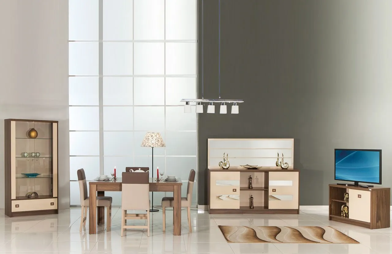 Venus Solid Wood Dining Room & Extendable Table Set — Furniture, Bedroom Suites, Sofa Sets & Carpets | COIDET & ATC