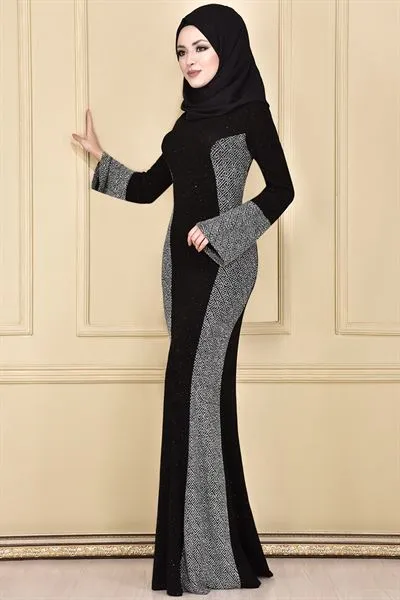 Flounce Sleeve Evening Dress White Ari37279 — Export Series 12 — Women's Fashion, Evening Gowns, Modest Wear & Hajj Clothing | COIDET & ATC