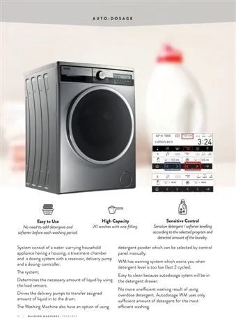 A+++ Freestanding Washing Machine 8-10 kg Export Series Model 120 — Major Appliances, Refrigeration & Consumer Electronics | COIDET & ATC