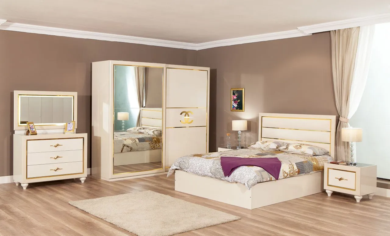 Zenn Luxury Wooden Bedroom Set & Wardrobe — Furniture, Bedroom Suites, Sofa Sets & Carpets | COIDET & ATC